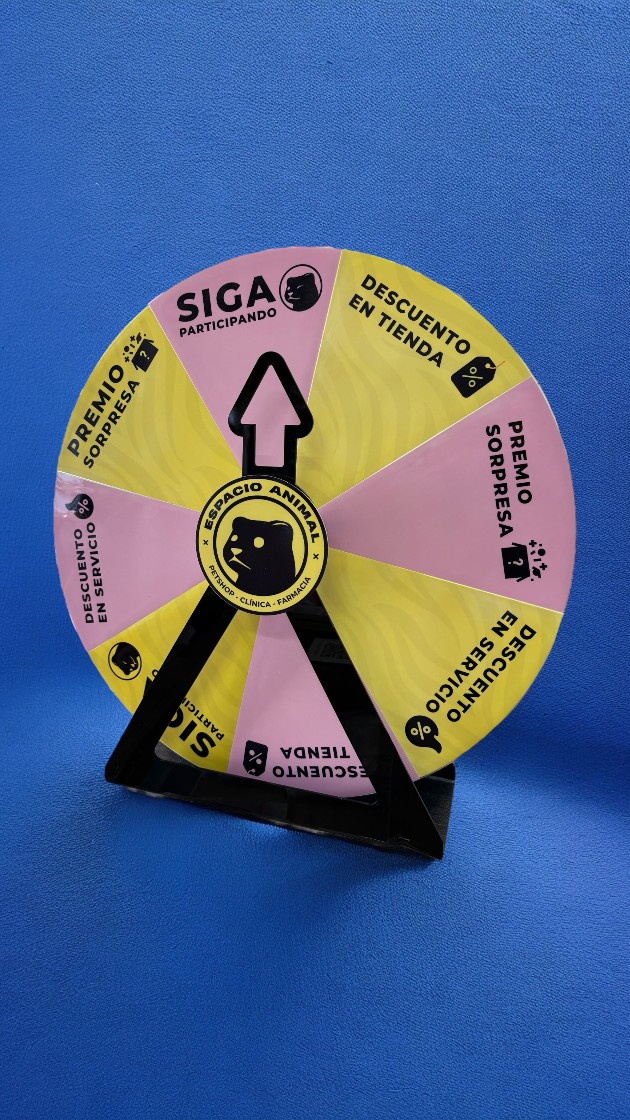 Ruleta premios personalizada